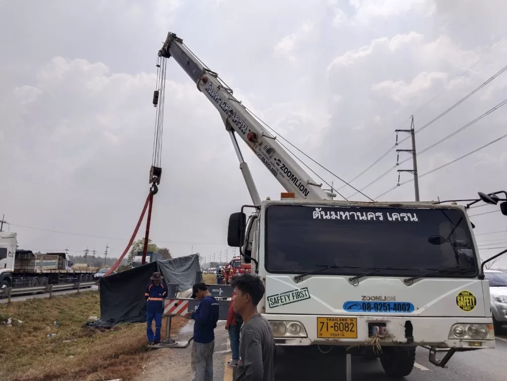 ยกรถอุบัติเหตุชลบุรี