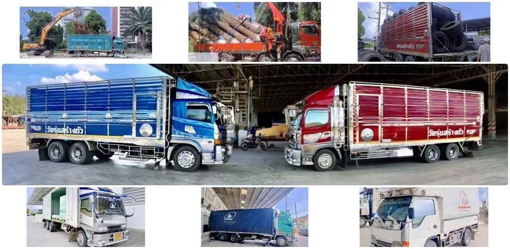 🚚 รถรับจ้างนนทบุรี บริการรถบรรทุก 4-10 ล้อ เช่ารายวัน-รายเดือน โดย ตายายนำโชคขนส่ง